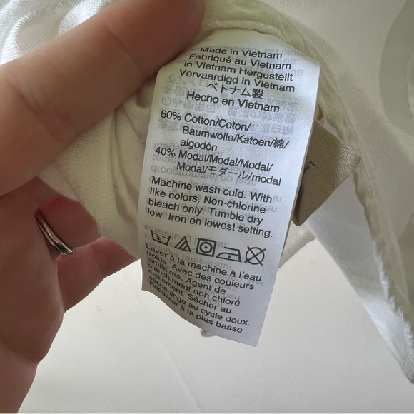 Madewell Courier Button-Back Top in Pure White Women's XS - Picture 10 of 12